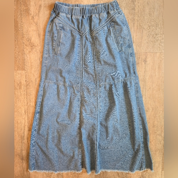 Ebossy Dresses & Skirts - Ebossy Denim Long Skirt